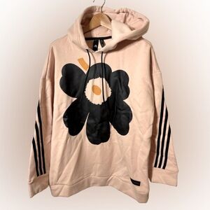 Marimekko x Adidas graphic hoodie in Blush - NWT - Size M